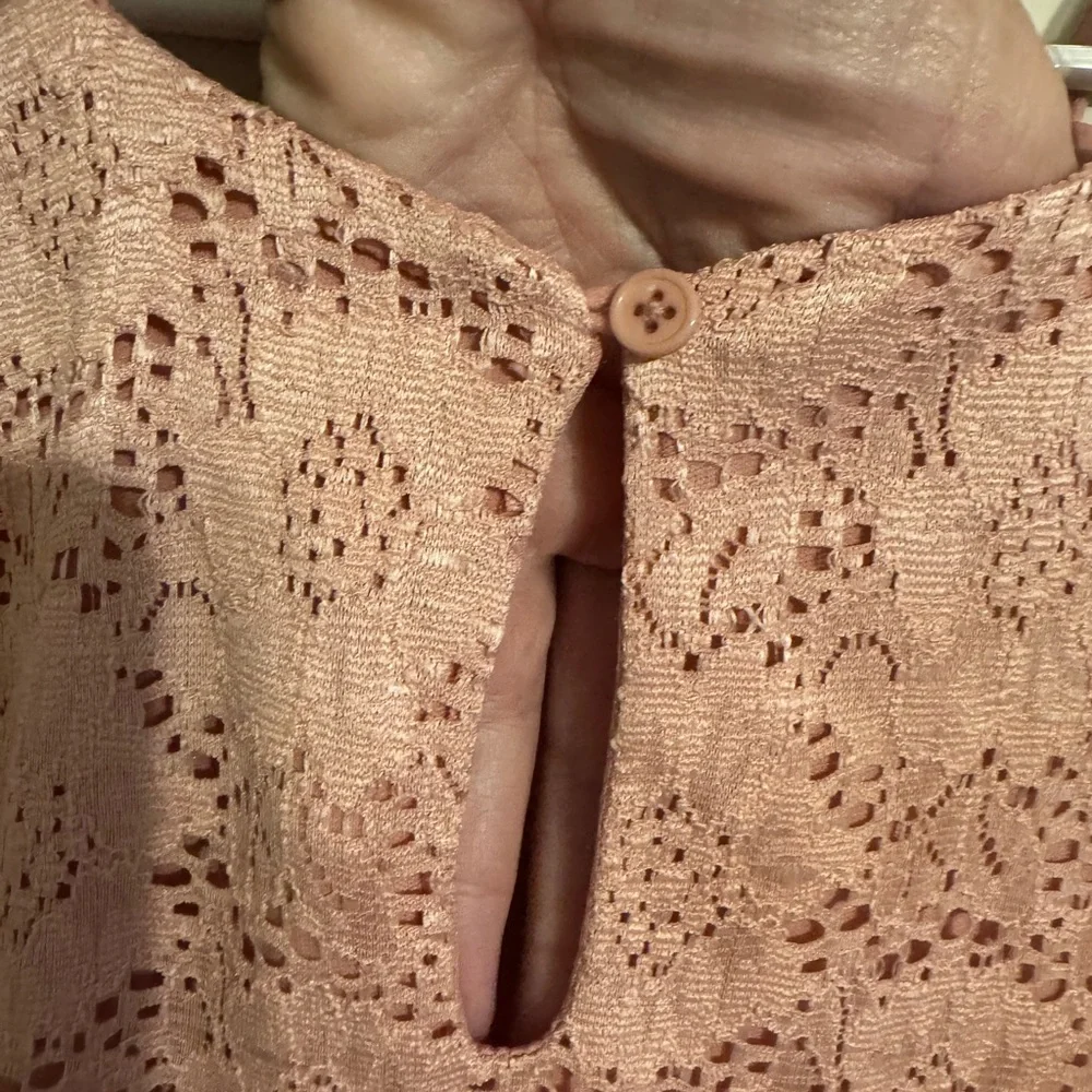 ❤️NWT BLUSH LACE ADJUSTABLE STRAPS SUMMER DRESS XSMALL #CL - Picture 6 of 8